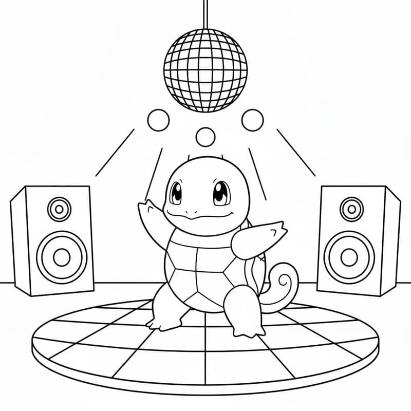 Döntetlen Squirtle egyszerű