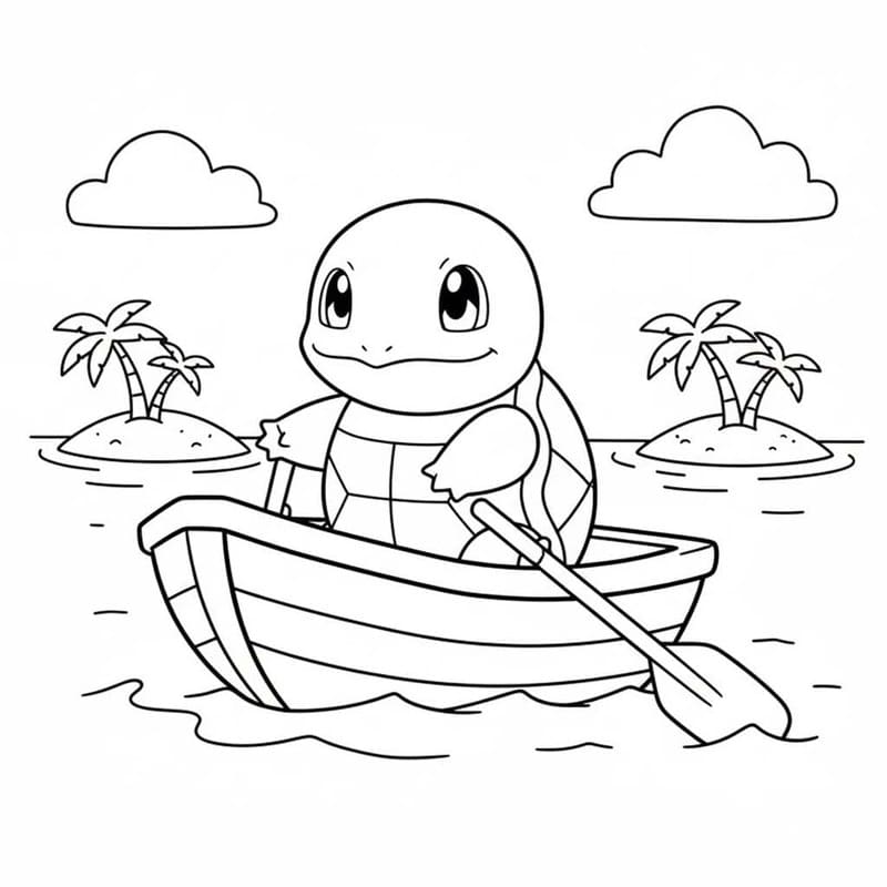 Döntetlen Squirtle ingyenesen alapvető