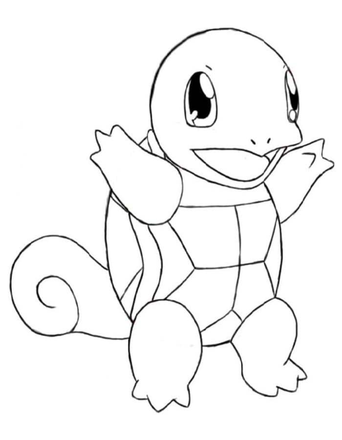 Döntetlen Squirtle nyomtatható