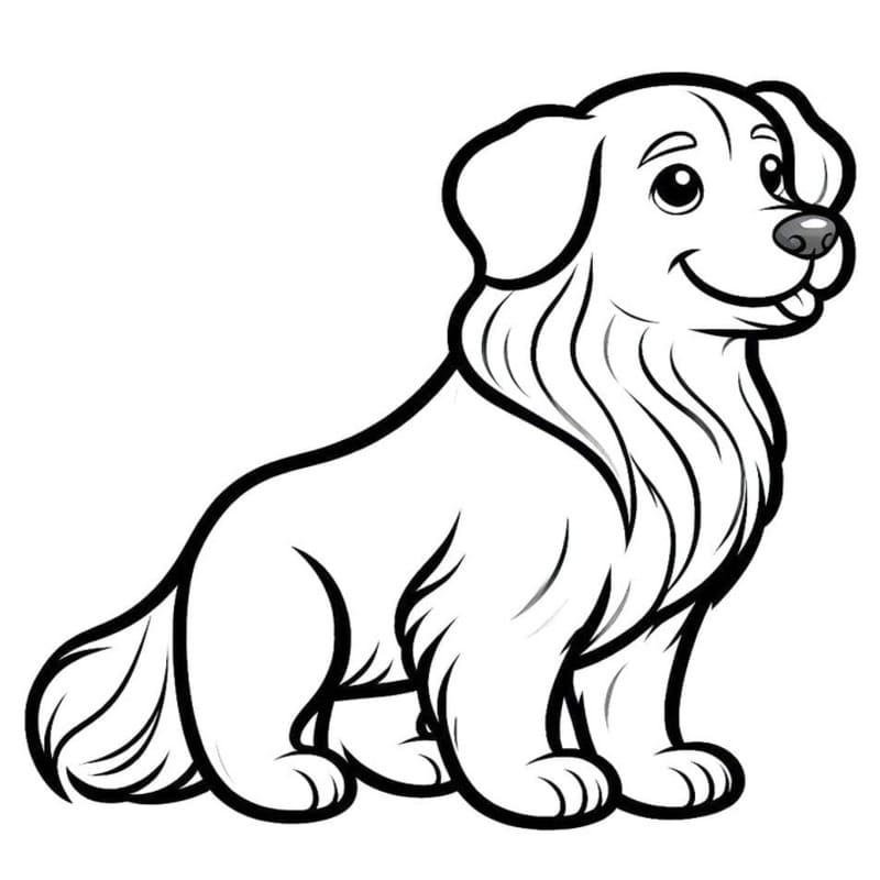 Golden Retriever ingyenesen nyomtatható alapvető