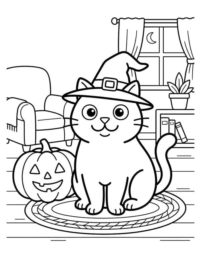 Halloween Macska ingyenesen alapvető