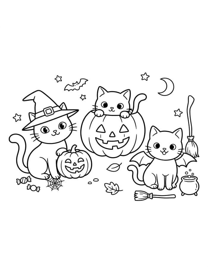 Ingyenesen Halloween Macska