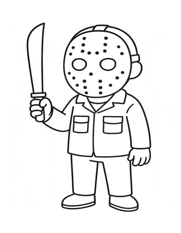 Jason Voorhees színezők