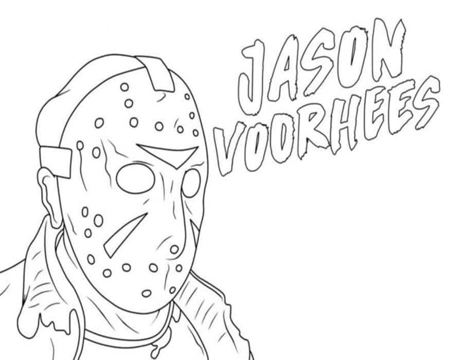 Ingyenesen Nyomtatható Jason Voorhees