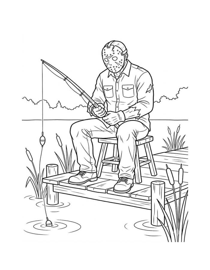 Jason Voorhees nyomtatható alapvető