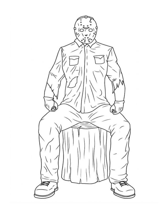 Jason Voorhees nyomtatható