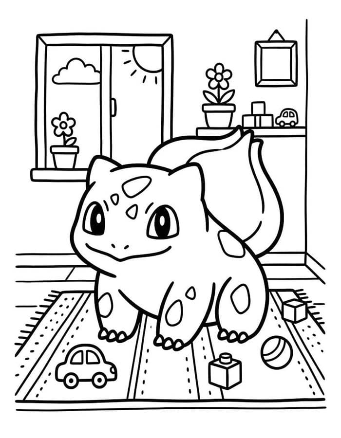 Kép Bulbasaur nyomtatható
