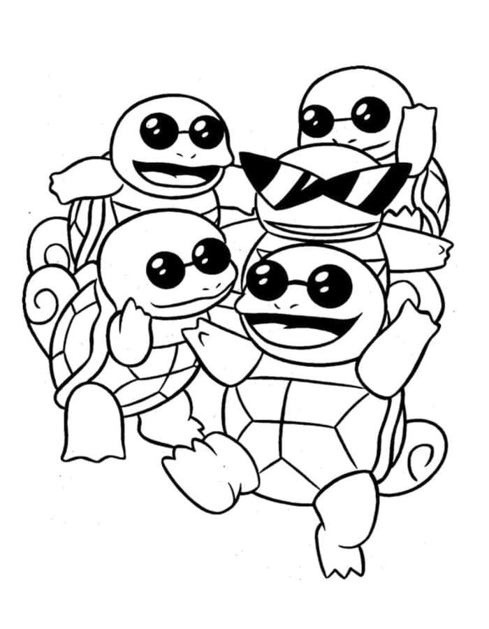 Kép Squirtle ingyenesen nyomtatható