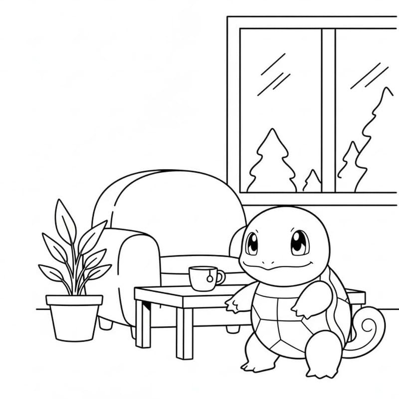 Nyomtatható Squirtle