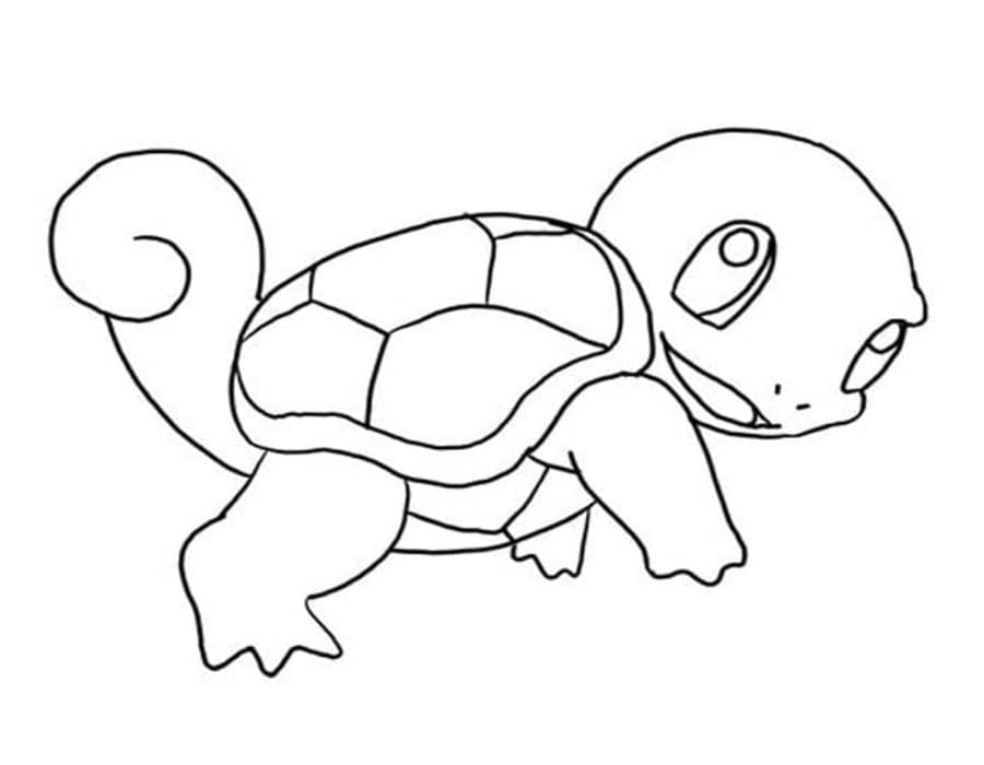 Squirtle ingyenesen nyomtatható gyerekeknek