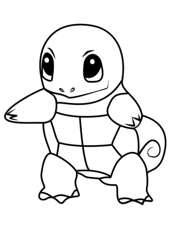 Squirtle nyomtatható gyerekeknek
