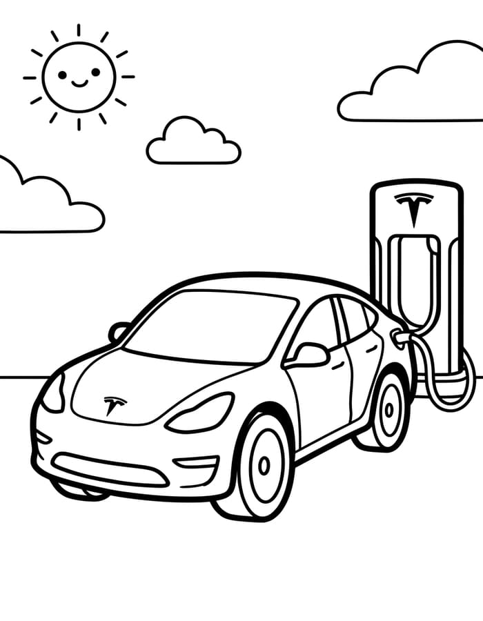 Tesla ingyenesen nyomtatható egyszerű