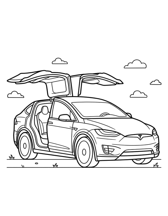 Tesla nyomtatható gyerekeknek
